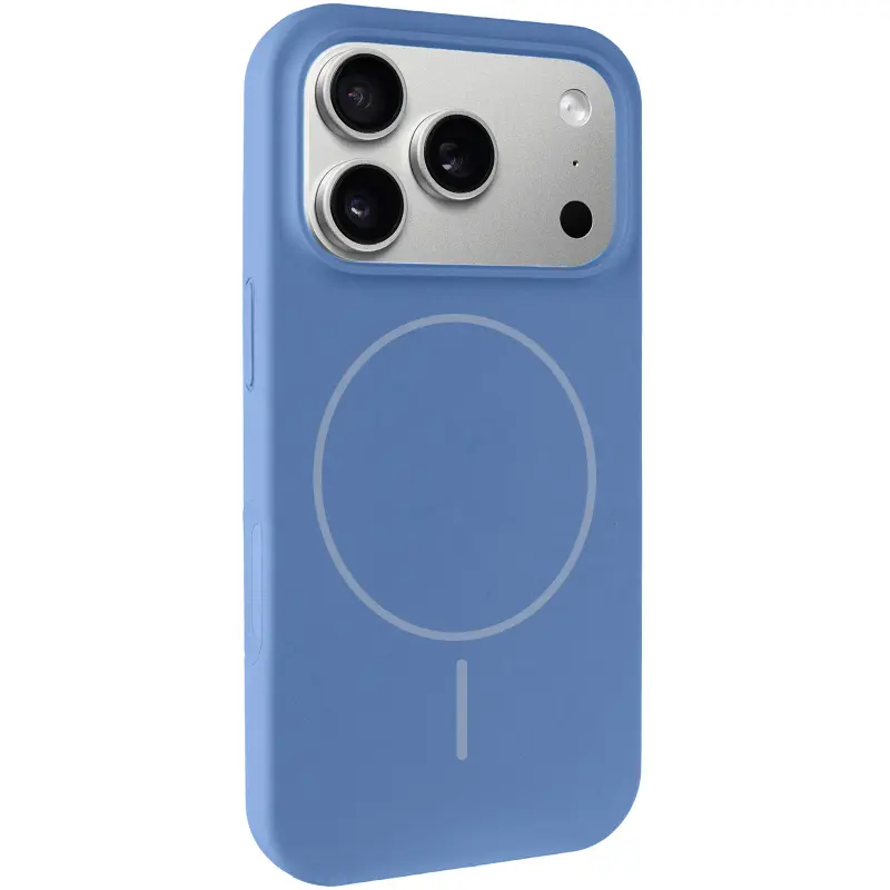 Etui Silk Full Protective with Magnetic Fit do Apple iPhone 17 Pro / 18 Pro (6.3"), Niebieski / Ocean Blue, Silikon