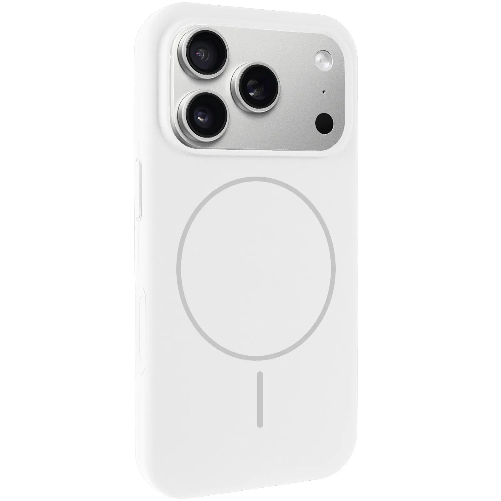 Etui Silk Full Protective with Magnetic Fit do Apple iPhone 17 Pro Max / 18 Pro Max, Biały / White, Silikon
