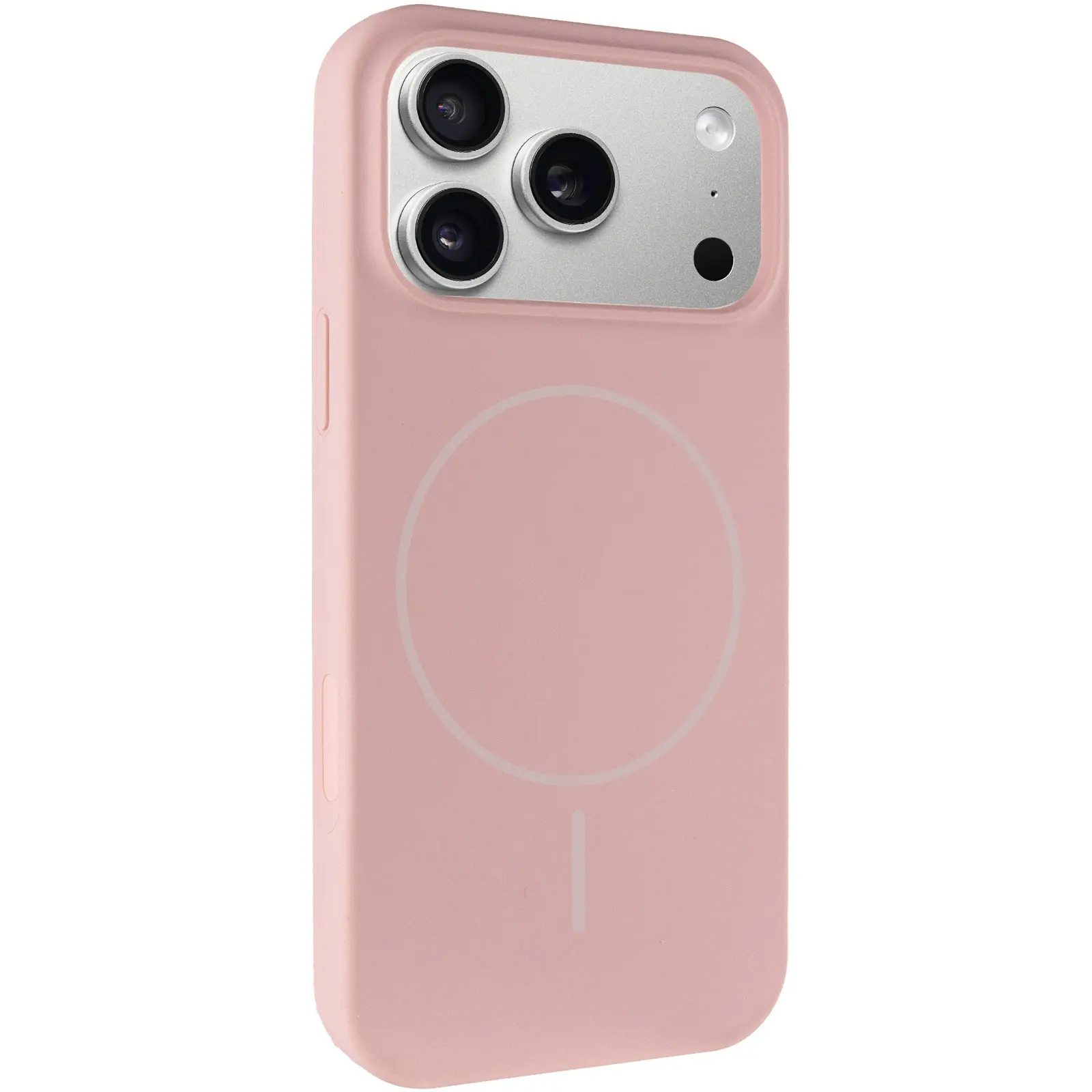 Etui Silk Full Protective with Magnetic Fit do Apple iPhone 17 Pro Max / 18 Pro Max, Różowy / Pink Sand, Silikon