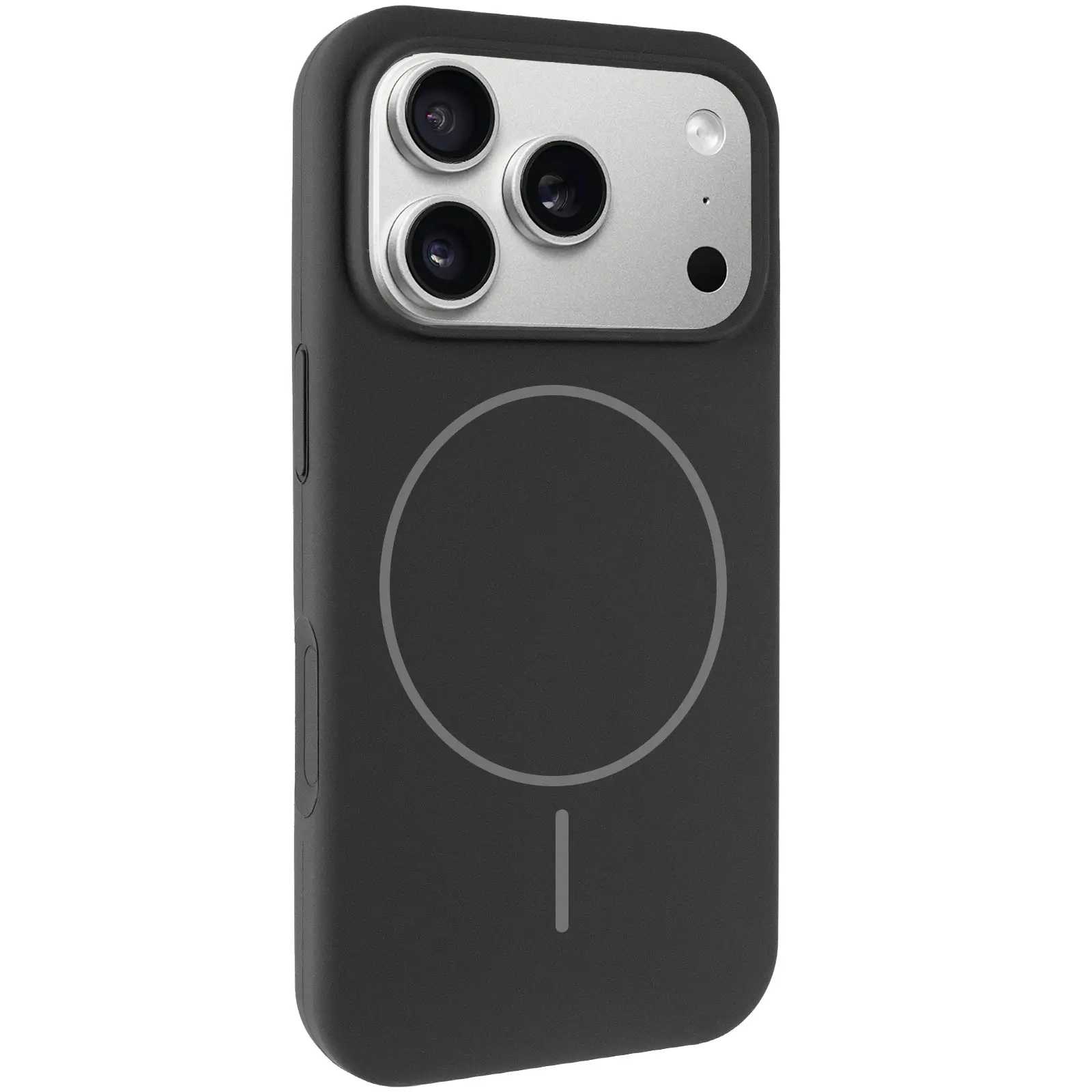 Etui Silk Full Protective with Magnetic Fit do Apple iPhone 17 Pro Max / 18 Pro Max, Czarny / Black, Silikon