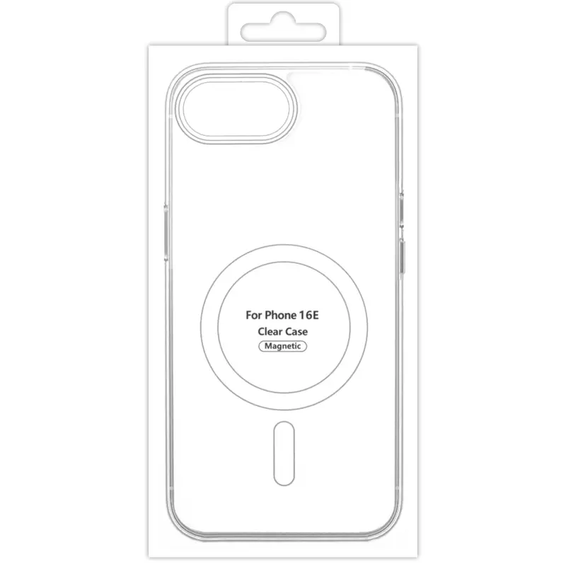TPU Crystal Case with Magnetic Fit do Apple iPhone 16e / 17e (6.1"), Clear 2, TPU