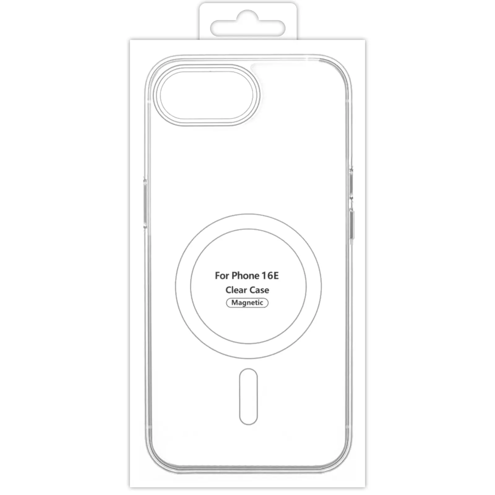 TPU Crystal Case with Magnetic Fit do Apple iPhone 16e / 17e (6.1"), Clear 2, TPU