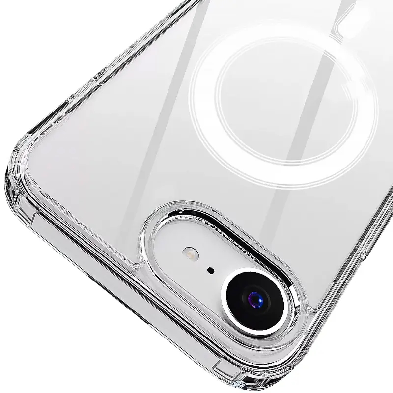TPU Crystal Case with Magnetic Fit do Apple iPhone 16e / 17e (6.1"), Clear 4, TPU