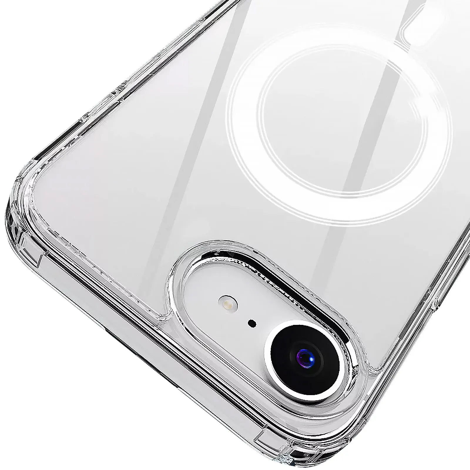 TPU Crystal Case with Magnetic Fit do Apple iPhone 16e / 17e (6.1") 3, TPU