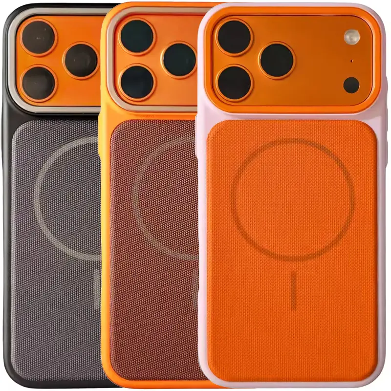 Чехол PC Textile Hybrid with Magnetic Fit для Apple iPhone 17 Pro Max / 18 Pro Max (6.9"), Ткань