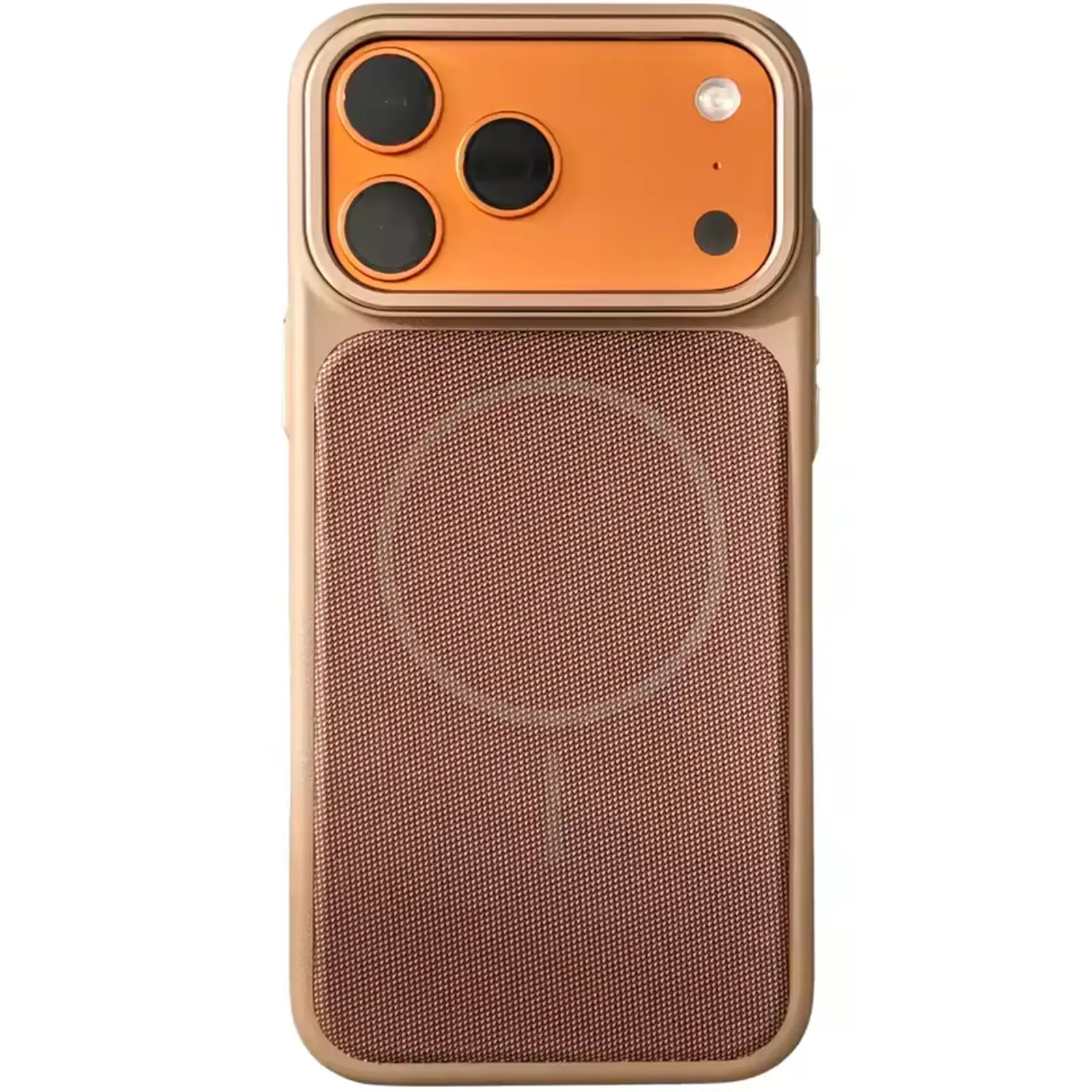 Чехол PC Textile Hybrid with Magnetic Fit для Apple iPhone 17 Pro Max / 18 Pro Max (6.9"), Desert Gold, Ткань