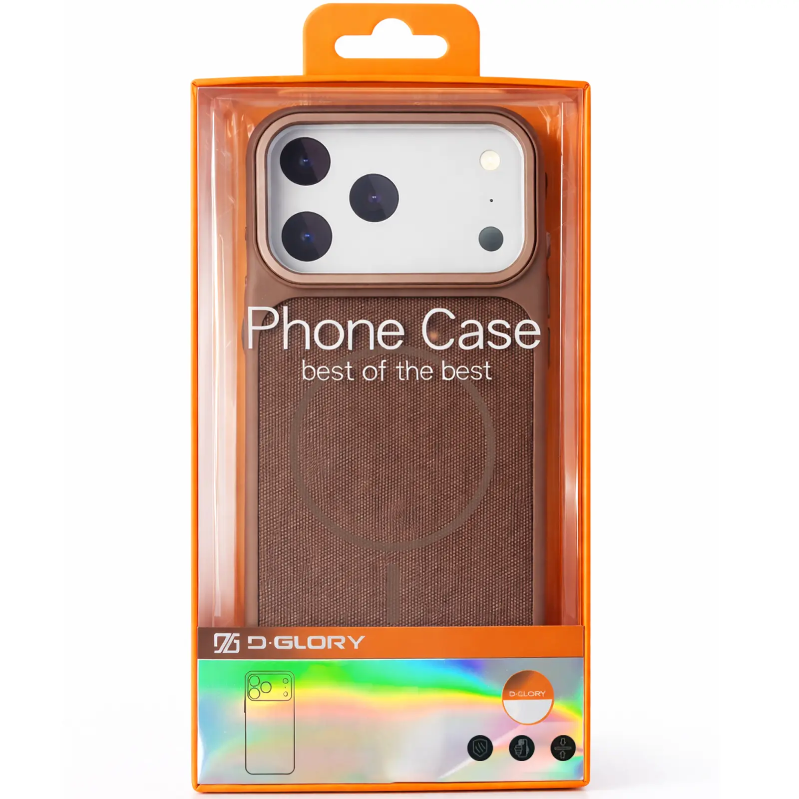 Чехол PC Textile Hybrid with Magnetic Fit для Apple iPhone 17 Pro Max / 18 Pro Max (6.9"), Desert Gold 1, Ткань