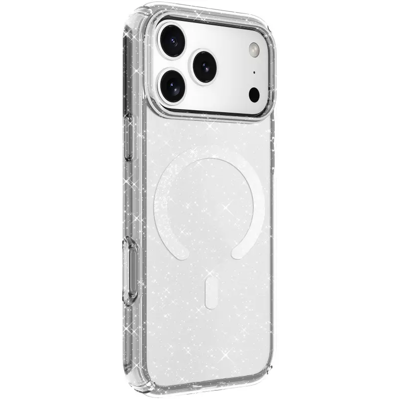 Etui TPU Eclipse Sparkle Magnetic Fit do Apple iPhone 17 Pro / 18 Pro (6.3"), Clear 1, TPU