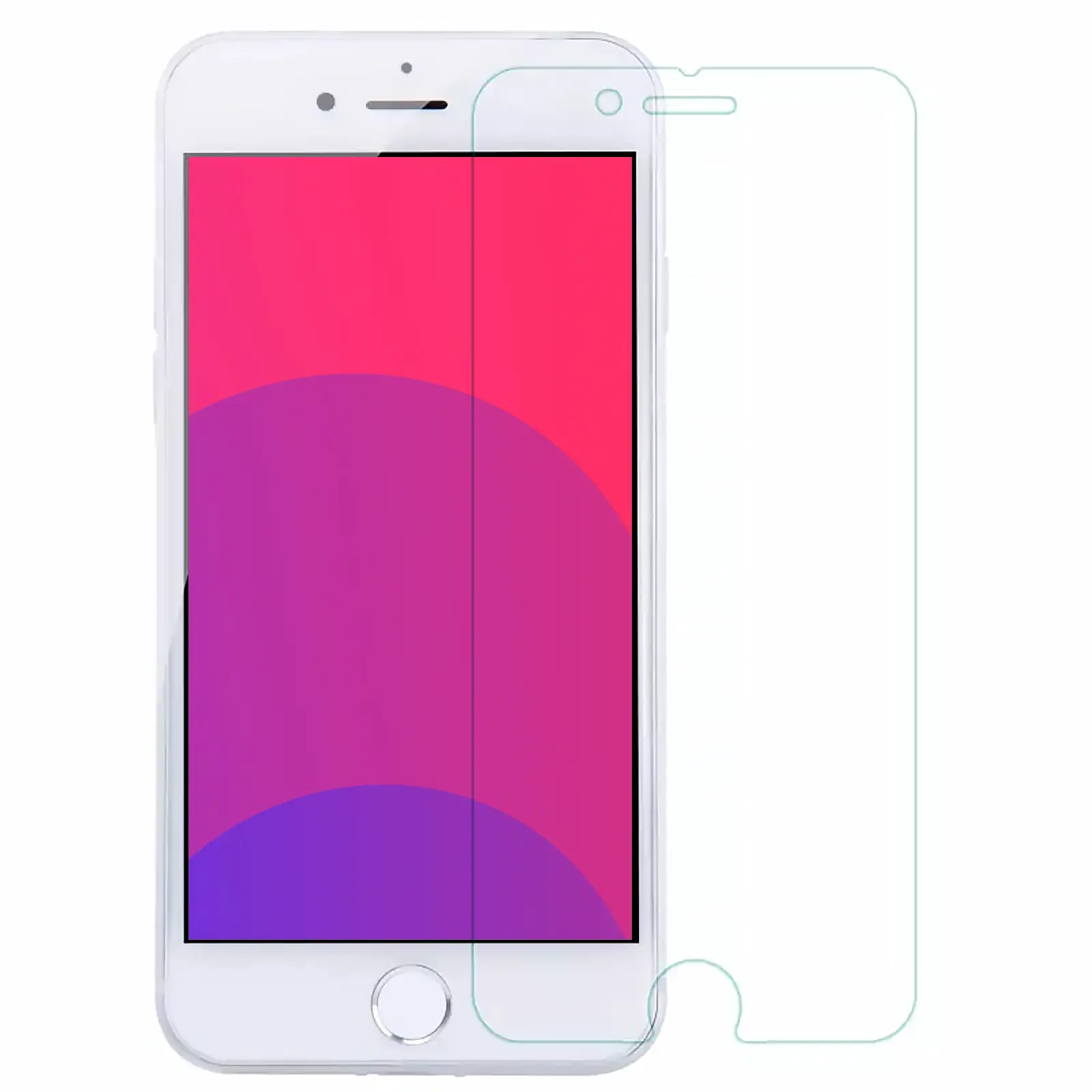 Захисне скло Gold для Apple iPhone 7 / 8 / SE (2020) (4.7"), Загартоване скло