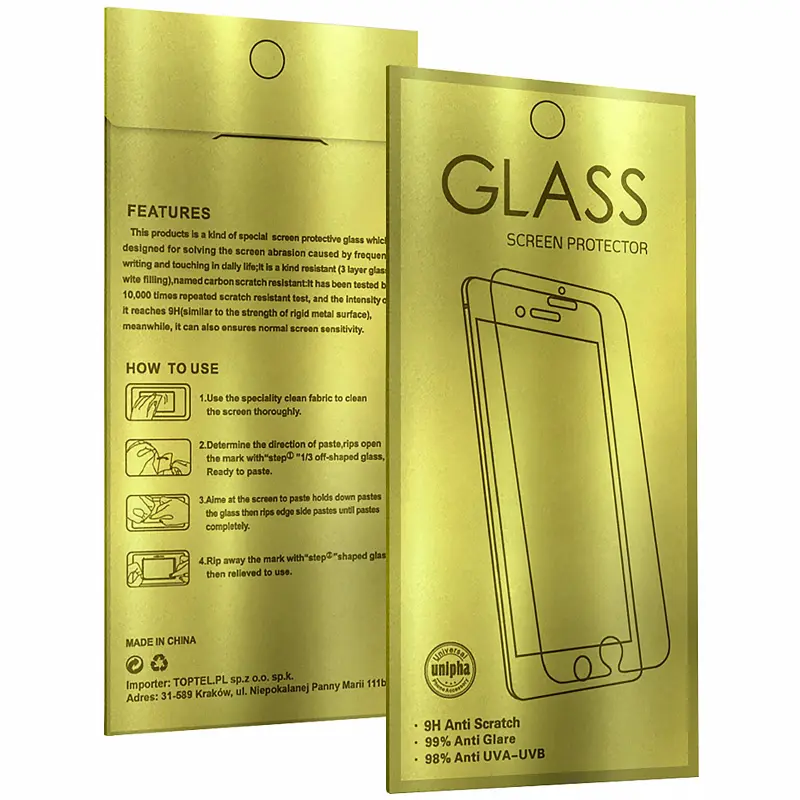 Захисне скло Gold для Apple iPhone 11 (6.1") / XR, Прозорий 2, Загартоване скло