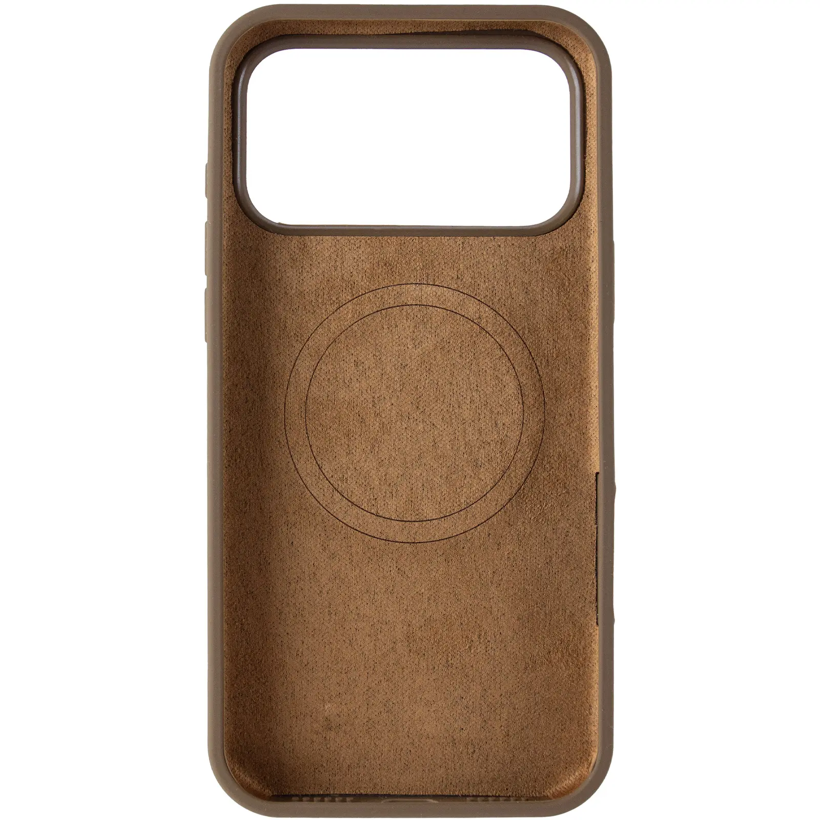 Etui Silk Duo Color (AA) NO LOGO with Magnetic Fit do Apple iPhone 17 Pro / 18 Pro (6.3"), Brown 2, Silikon
