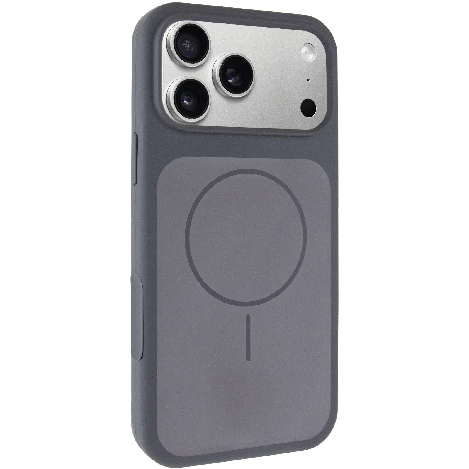 Etui Silk Duo Color (AA) NO LOGO with Magnetic Fit do Apple iPhone 17 Pro / 18 Pro (6.3"), Gray, Silikon