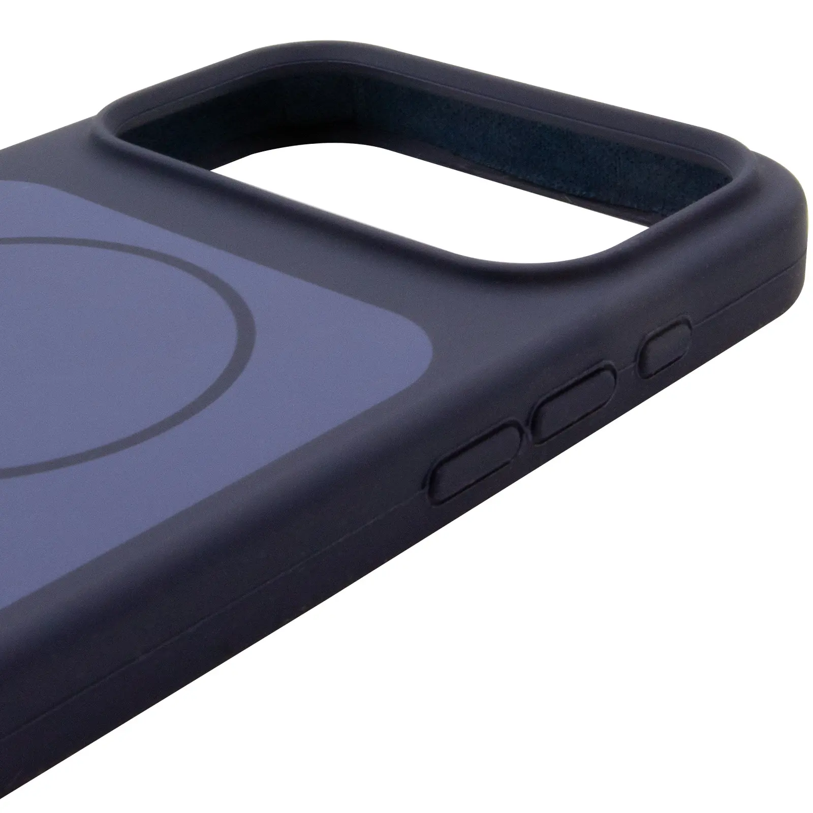 Etui Silk Duo Color (AA) NO LOGO with Magnetic Fit do Apple iPhone 17 Pro / 18 Pro (6.3"), Midnight Blue 3, Silikon