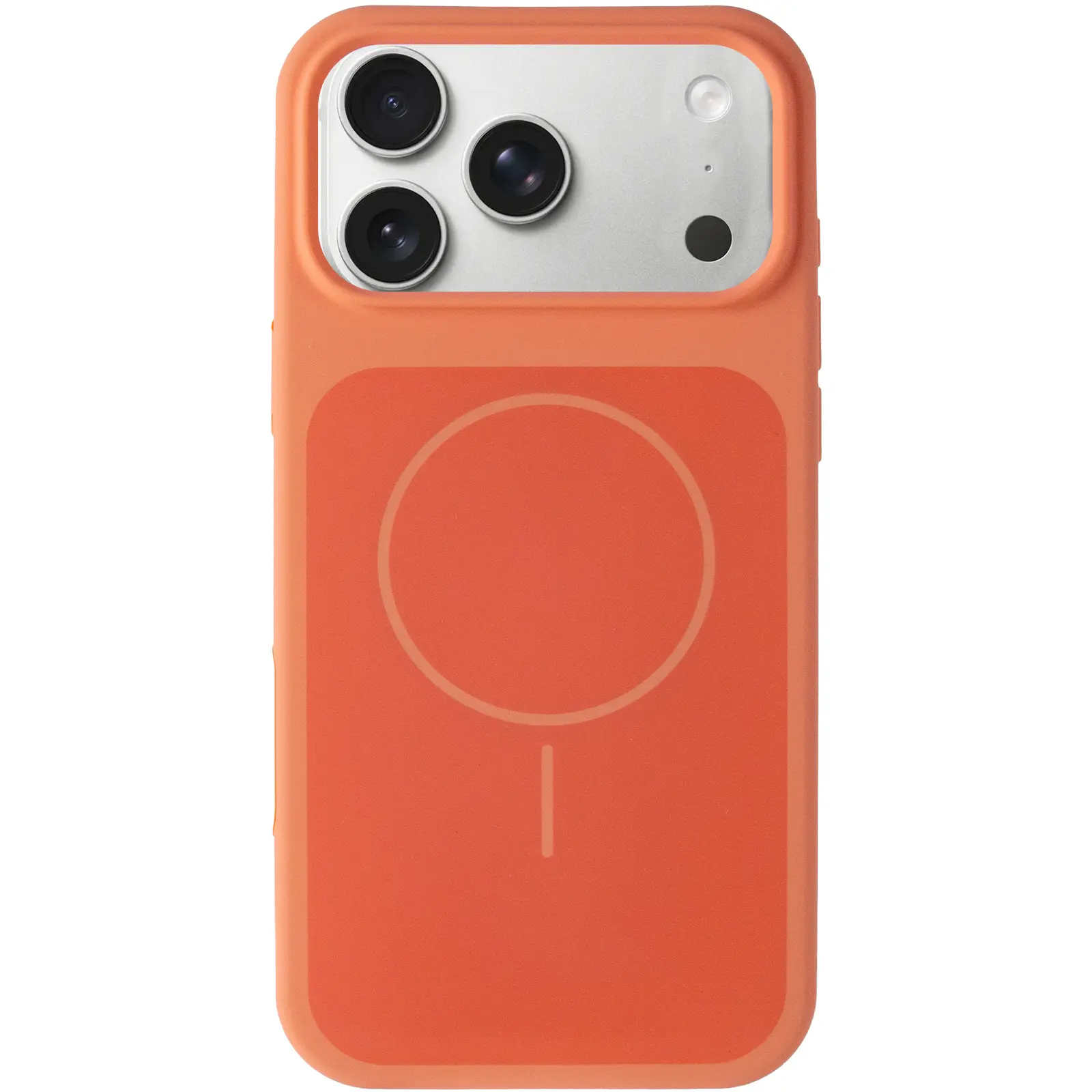 Etui Silk Duo Color (AA) NO LOGO with Magnetic Fit do Apple iPhone 17 Pro / 18 Pro (6.3"), Orange 1, Silikon