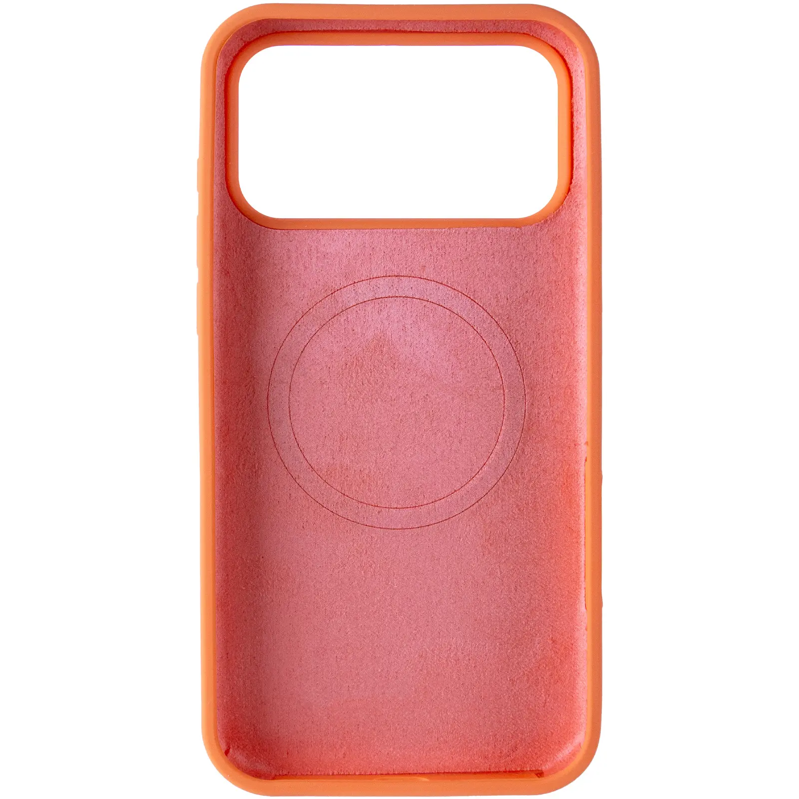 Etui Silk Duo Color (AA) NO LOGO with Magnetic Fit do Apple iPhone 17 Pro / 18 Pro (6.3"), Orange 2, Silikon
