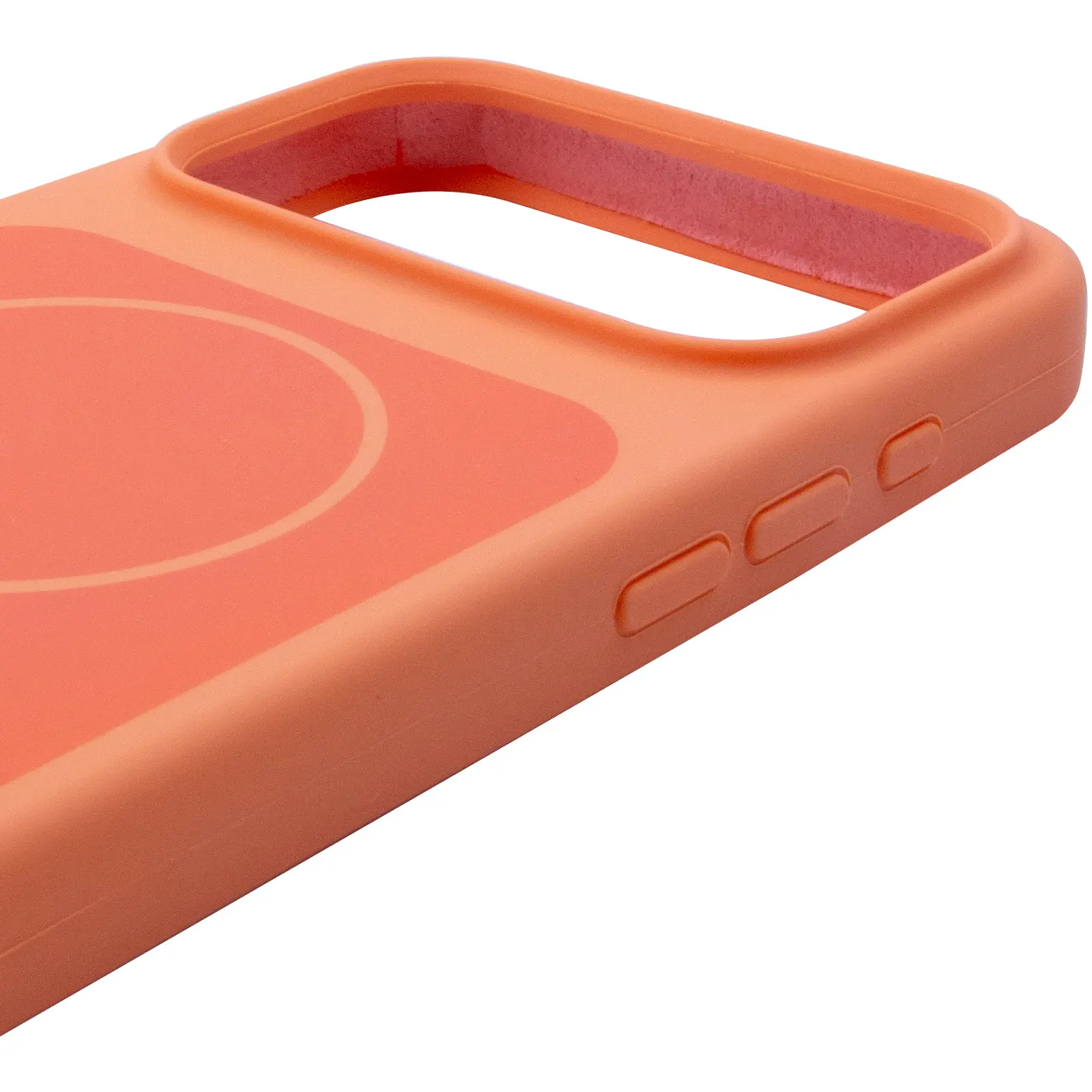 Etui Silk Duo Color (AA) NO LOGO with Magnetic Fit do Apple iPhone 17 Pro / 18 Pro (6.3"), Orange 3, Silikon