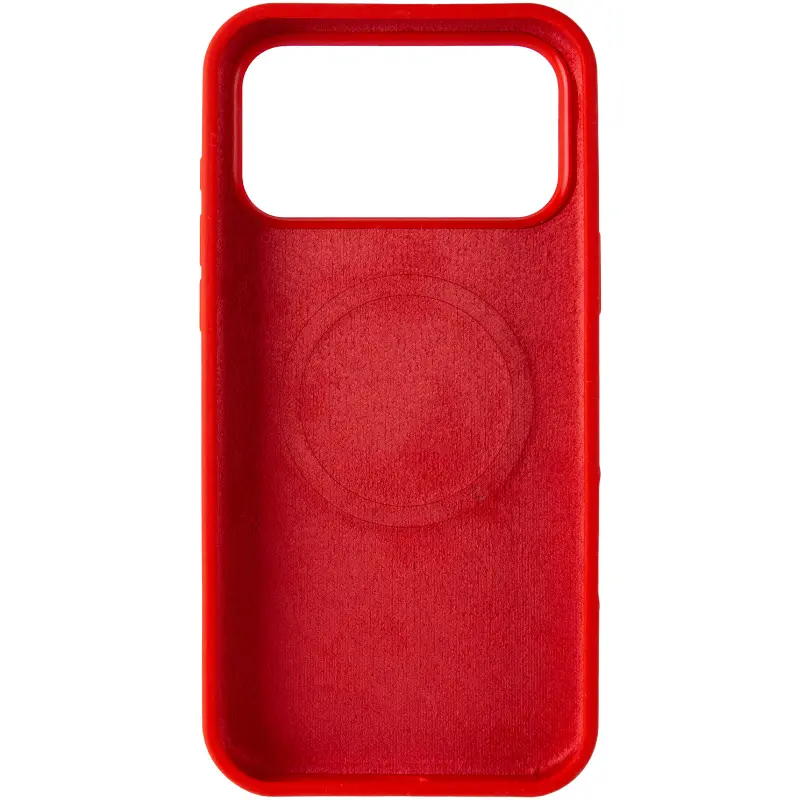Etui Silk Duo Color (AA) NO LOGO with Magnetic Fit do Apple iPhone 17 Pro / 18 Pro (6.3"), Red 2, Silikon