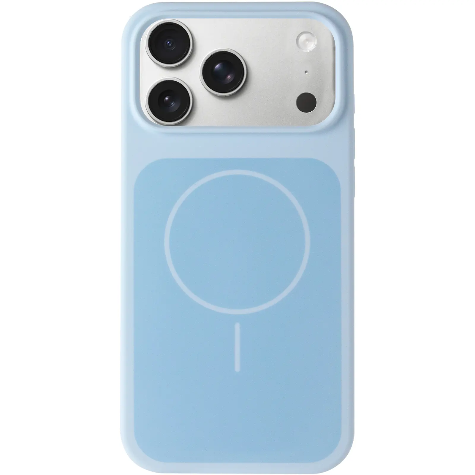 Etui Silk Duo Color (AA) NO LOGO with Magnetic Fit do Apple iPhone 17 Pro / 18 Pro (6.3"), Sky Blue 1, Silikon