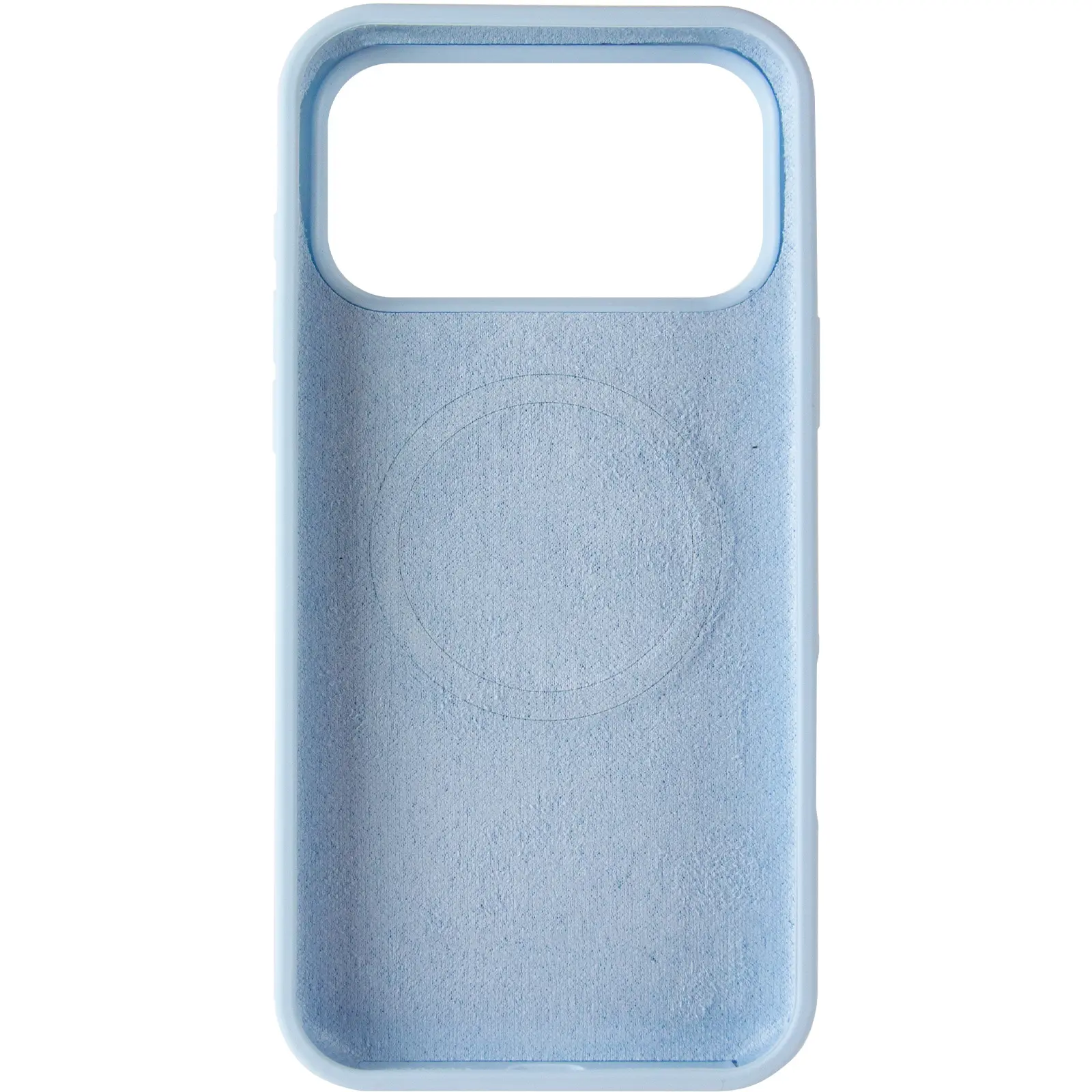 Etui Silk Duo Color (AA) NO LOGO with Magnetic Fit do Apple iPhone 17 Pro / 18 Pro (6.3"), Sky Blue 2, Silikon