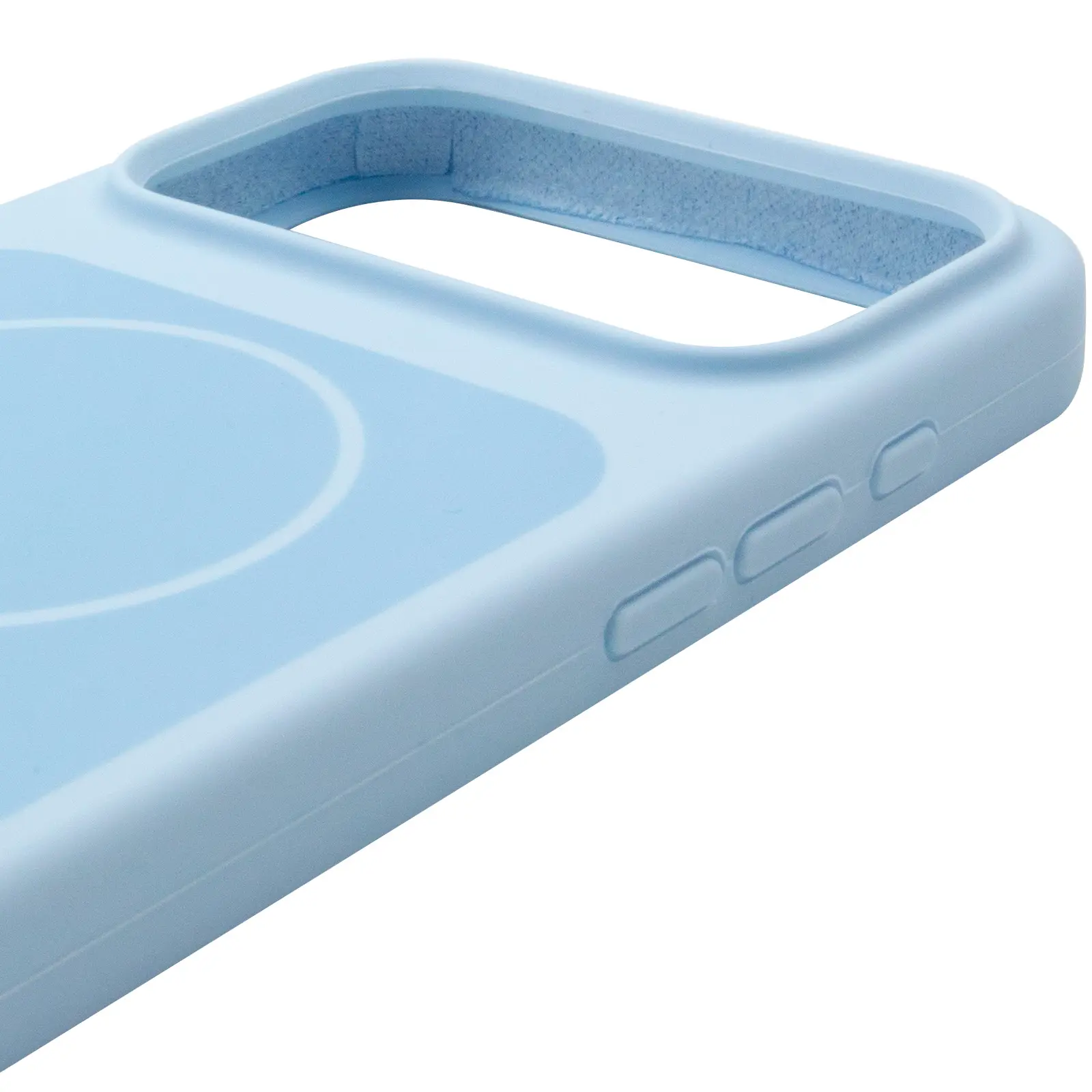 Etui Silk Duo Color (AA) NO LOGO with Magnetic Fit do Apple iPhone 17 Pro / 18 Pro (6.3"), Sky Blue 3, Silikon