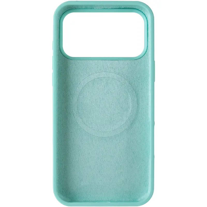 Etui Silk Duo Color (AA) NO LOGO with Magnetic Fit do Apple iPhone 17 Pro / 18 Pro (6.3"), Turquoise 2, Silikon