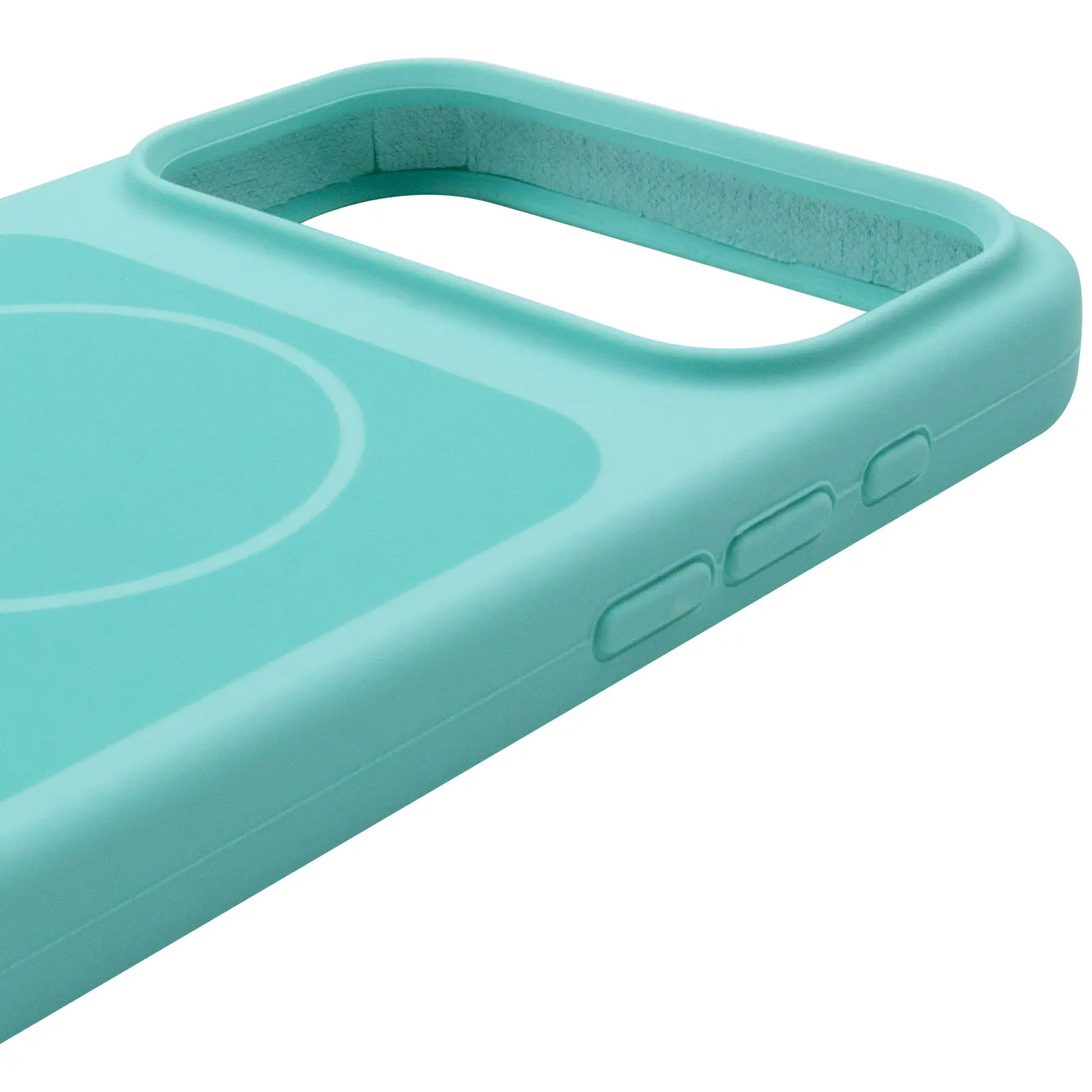 Etui Silk Duo Color (AA) NO LOGO with Magnetic Fit do Apple iPhone 17 Pro / 18 Pro (6.3"), Turquoise 3, Silikon