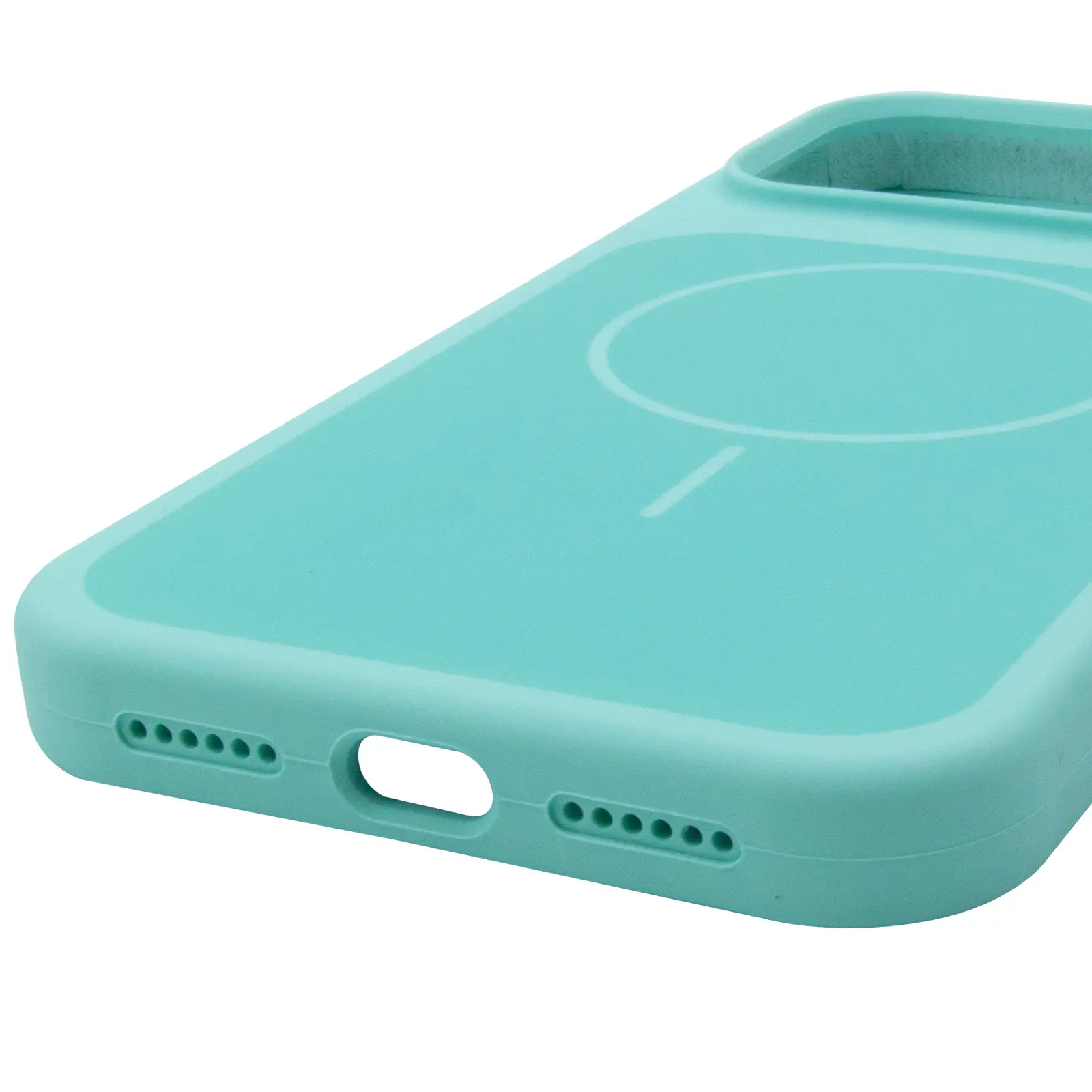 Etui Silk Duo Color (AA) NO LOGO with Magnetic Fit do Apple iPhone 17 Pro / 18 Pro (6.3"), Turquoise 4, Silikon