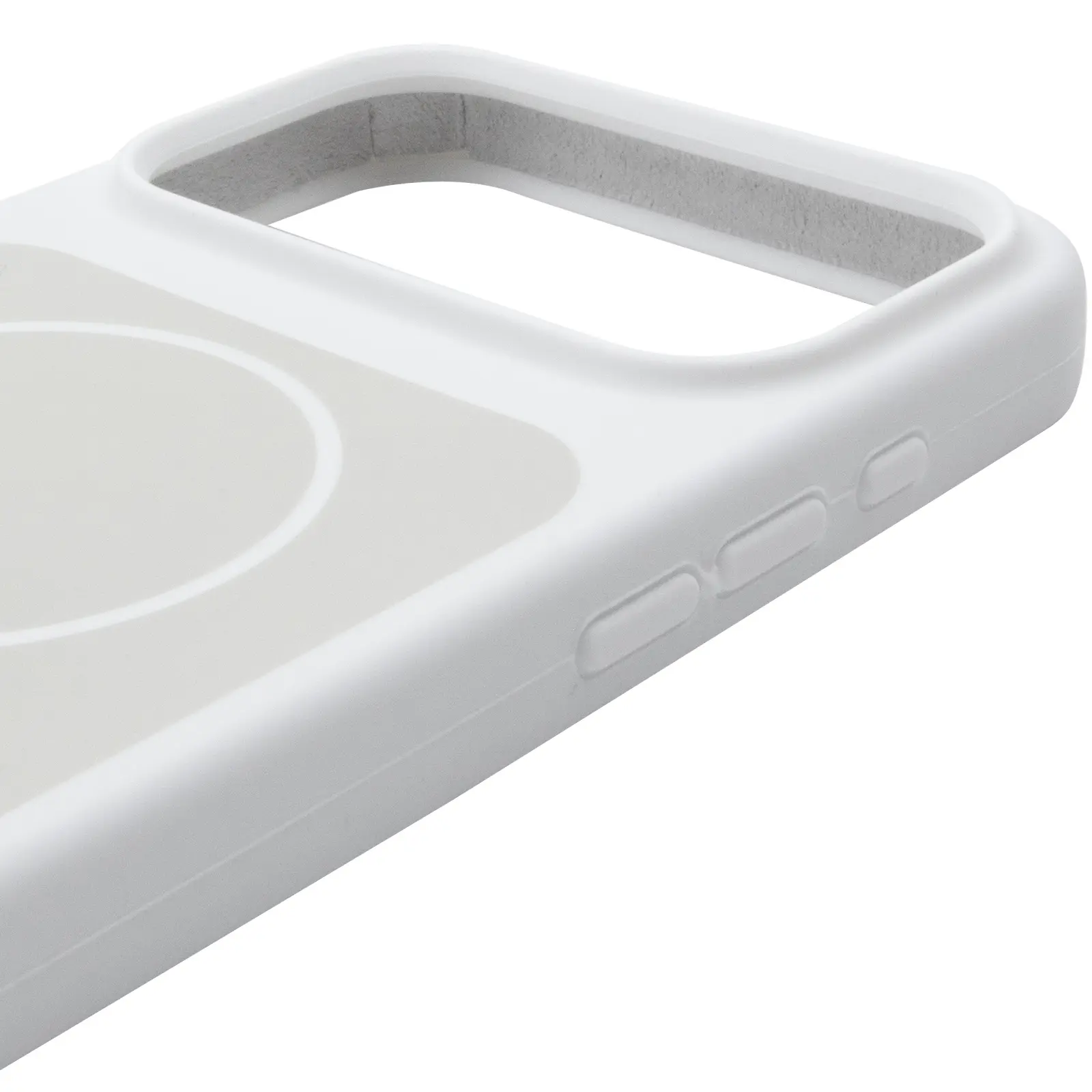 Etui Silk Duo Color (AA) NO LOGO with Magnetic Fit do Apple iPhone 17 Pro / 18 Pro (6.3"), White 3, Silikon