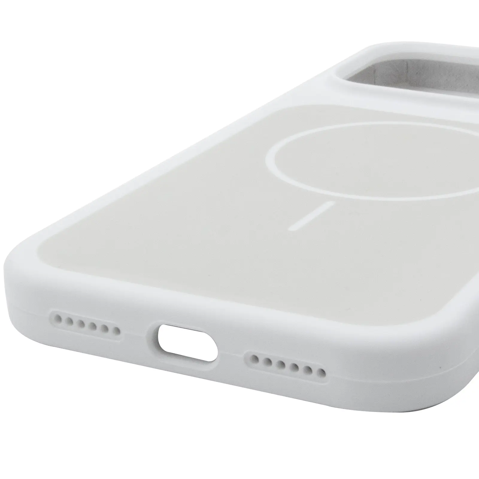 Etui Silk Duo Color (AA) NO LOGO with Magnetic Fit do Apple iPhone 17 Pro / 18 Pro (6.3"), White 4, Silikon