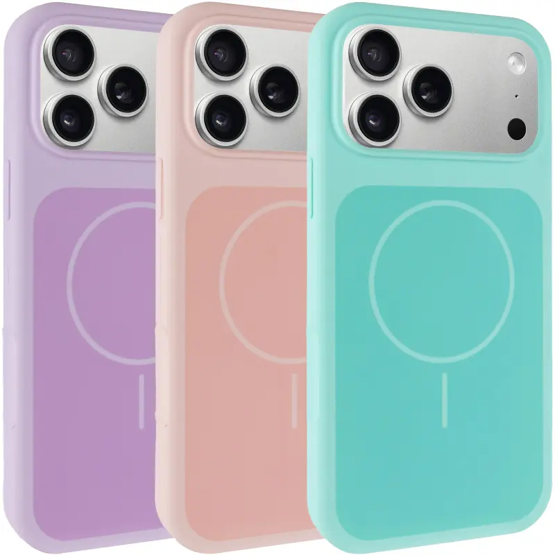 Etui Silk Duo Color (AA) NO LOGO with Magnetic Fit do Apple iPhone 17 Pro Max / 18 Pro Max (6.9"), Silikon
