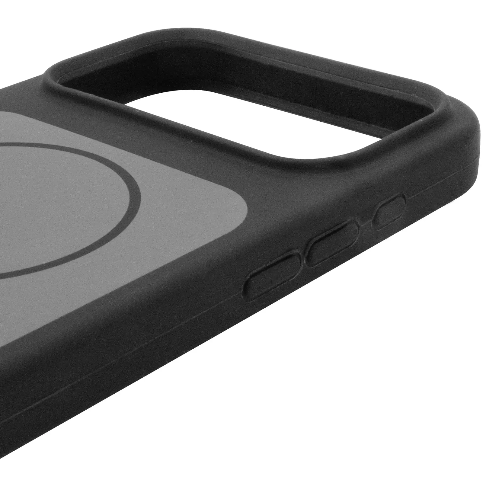 Etui Silk Duo Color (AA) NO LOGO with Magnetic Fit do Apple iPhone 17 Pro Max / 18 Pro Max (6.9"), Black 4, Silikon