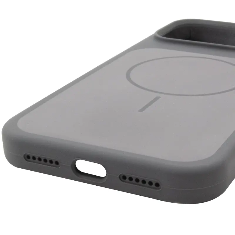 Etui Silk Duo Color (AA) NO LOGO with Magnetic Fit do Apple iPhone 17 Pro Max / 18 Pro Max (6.9"), Gray 4, Silikon