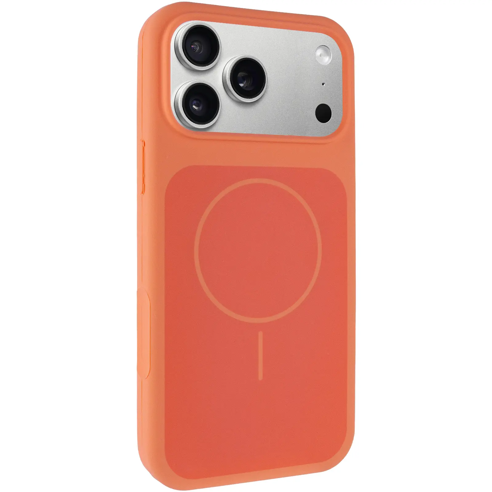 Etui Silk Duo Color (AA) NO LOGO with Magnetic Fit do Apple iPhone 17 Pro Max / 18 Pro Max (6.9"), Orange, Silikon
