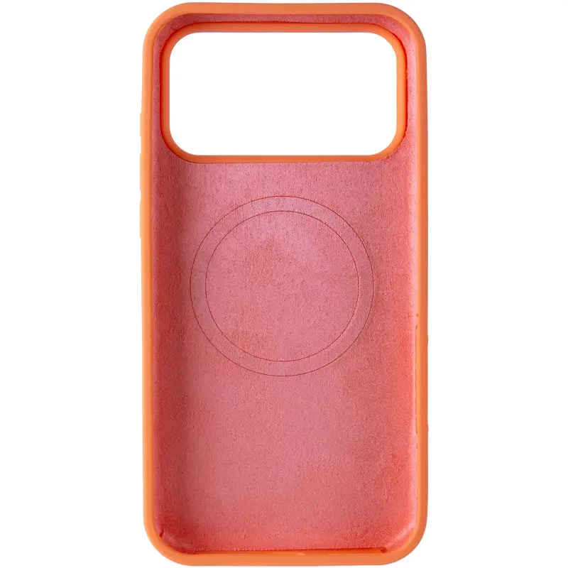 Etui Silk Duo Color (AA) NO LOGO with Magnetic Fit do Apple iPhone 17 Pro Max / 18 Pro Max (6.9"), Orange 2, Silikon