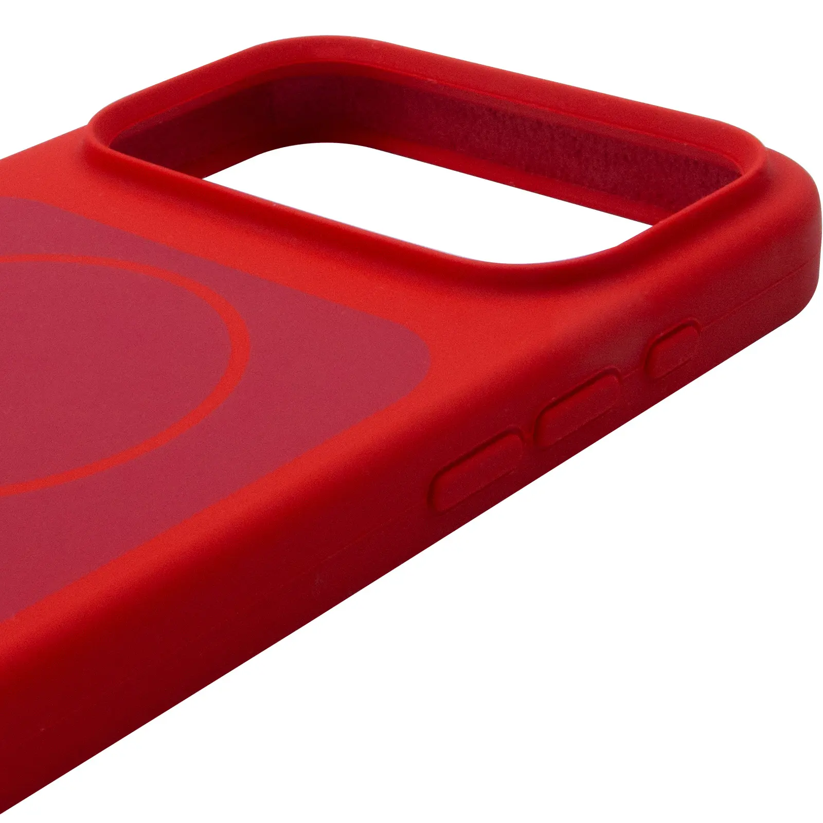 Etui Silk Duo Color (AA) NO LOGO with Magnetic Fit do Apple iPhone 17 Pro Max / 18 Pro Max (6.9"), Red 3, Silikon
