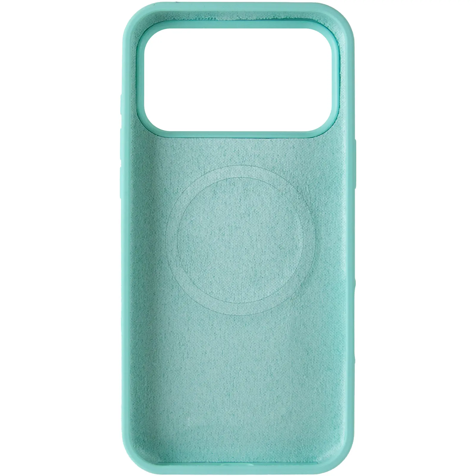 Etui Silk Duo Color (AA) NO LOGO with Magnetic Fit do Apple iPhone 17 Pro Max / 18 Pro Max (6.9"), Turquoise 2, Silikon