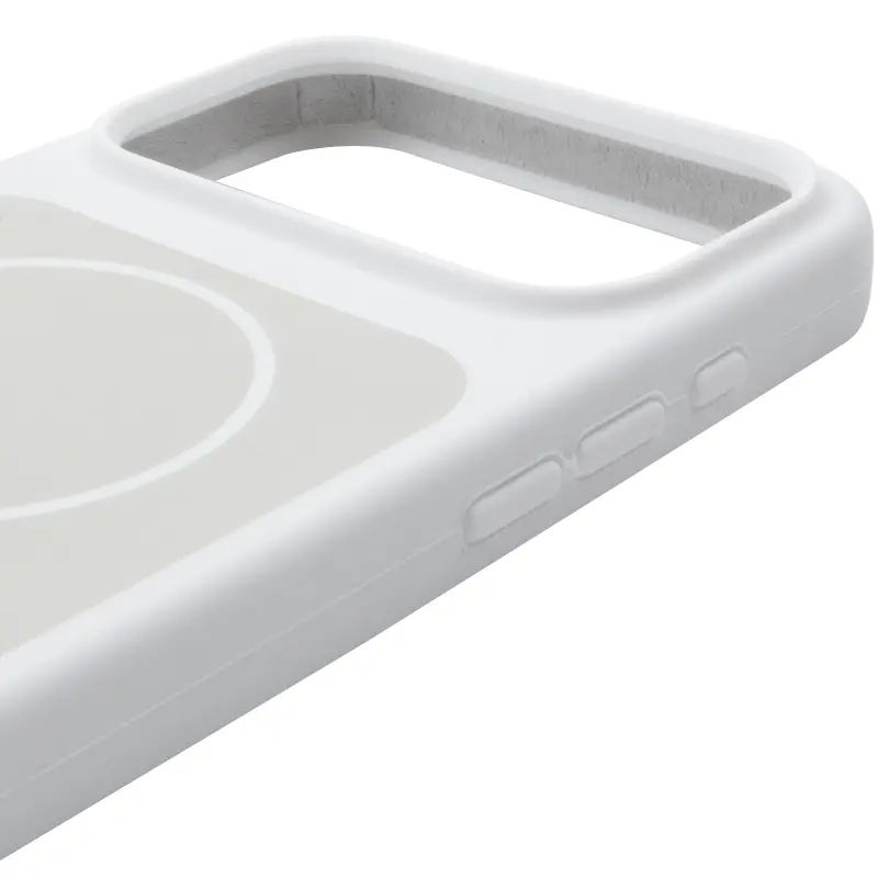 Etui Silk Duo Color (AA) NO LOGO with Magnetic Fit do Apple iPhone 17 Pro Max / 18 Pro Max (6.9"), White 3, Silikon