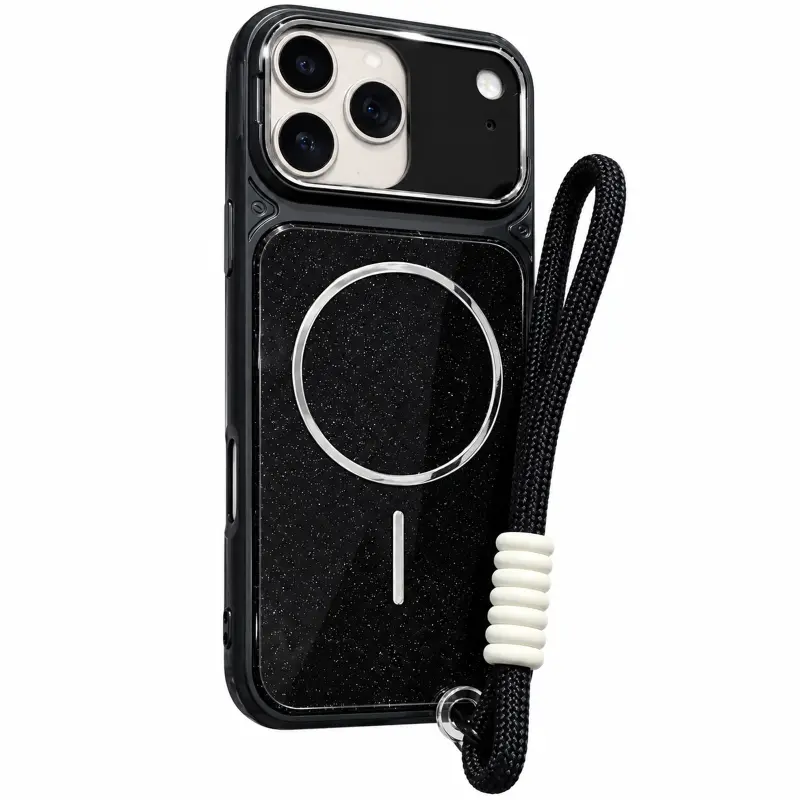 Etui TPU+PC Pacific with Magnetic Fit and straps do Apple iPhone 13 Pro (6.1"), Black