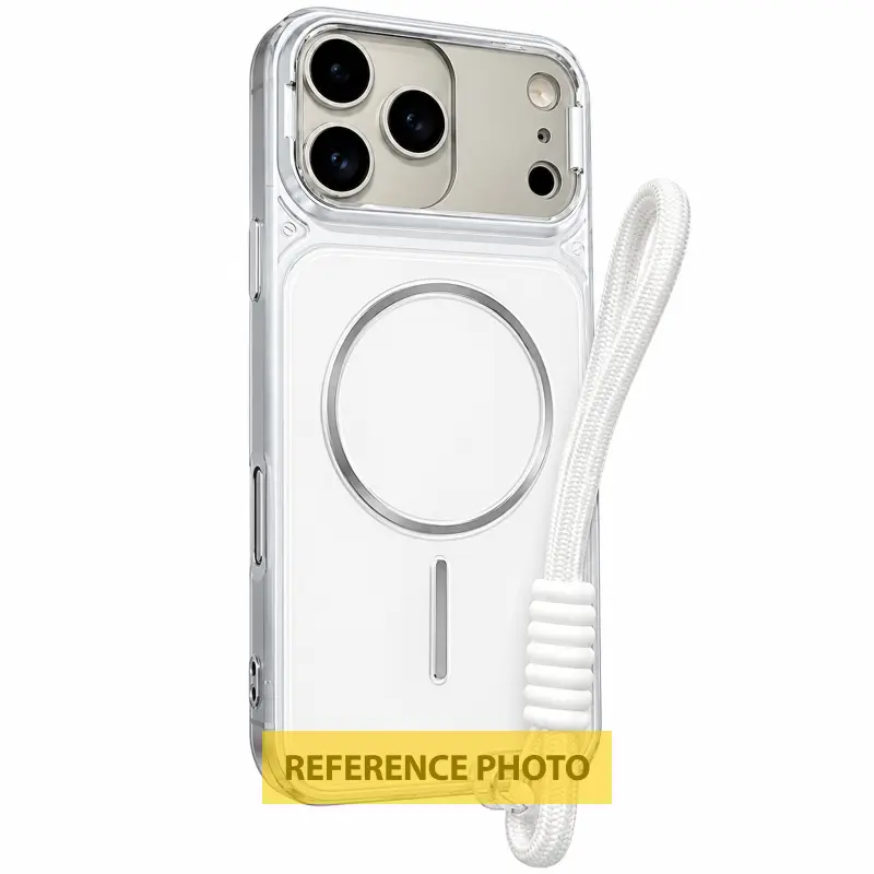 Etui TPU+PC Pacific with Magnetic Fit and straps do Apple iPhone 16 Pro Max (6.9"), White