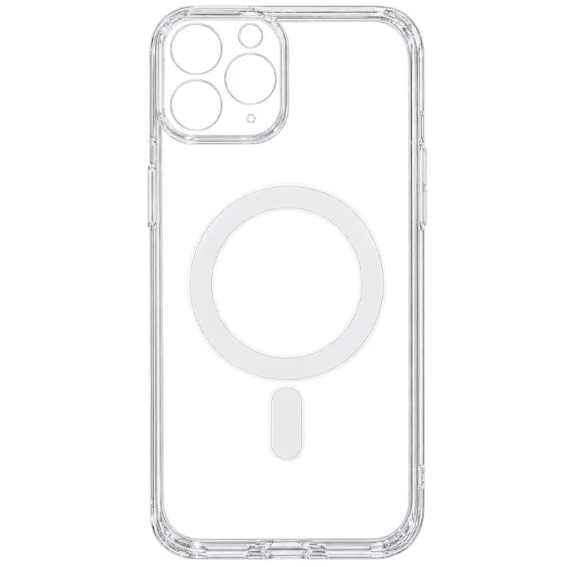 Etui TPU Crystal Case with Magnetic Fit Camera Protection do Apple iPhone 11 Pro Max (6.5"), Clear, TPU