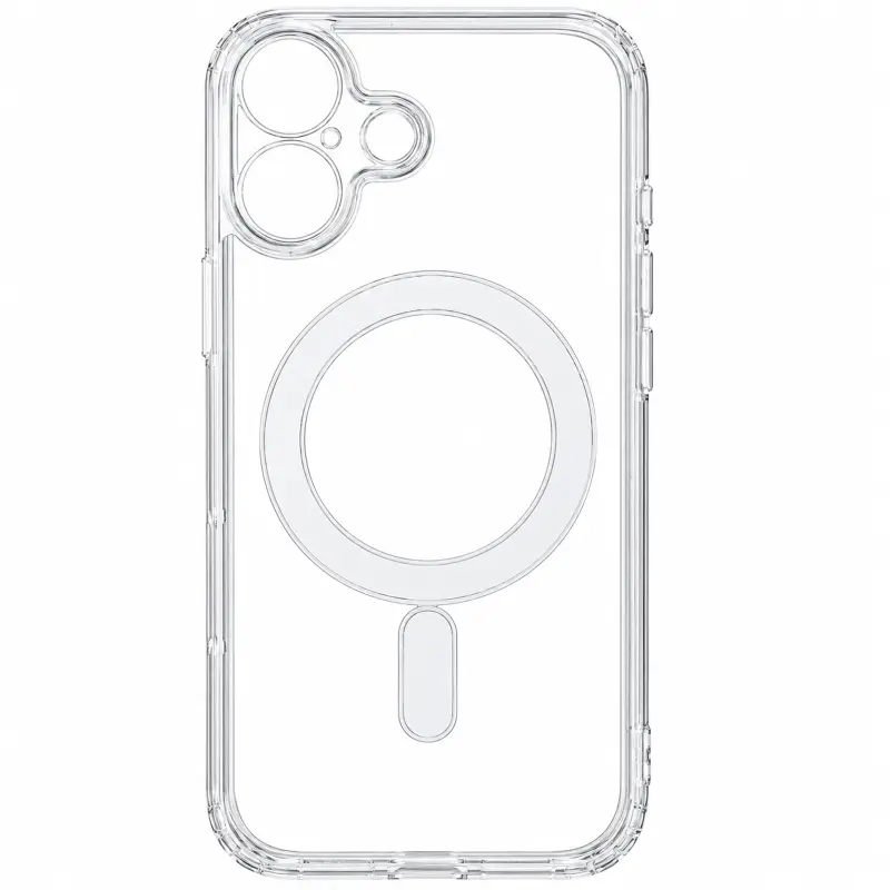 Etui TPU Crystal Case with Magnetic Fit Camera Protection do Apple iPhone 16 (6.1"), TPU
