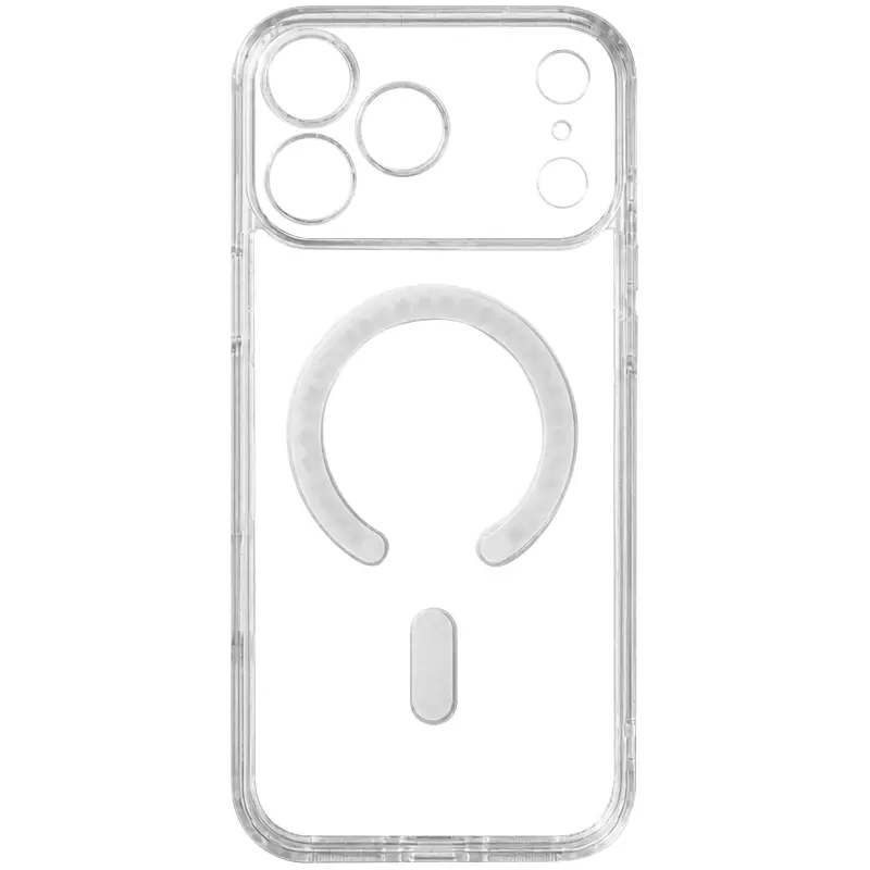Etui TPU Crystal Case with Magnetic Fit Camera Protection do Apple iPhone 17 Pro / 18 Pro (6.3"), Clear 2, TPU