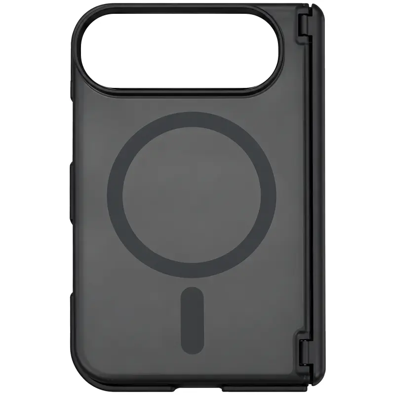 Etui Ummi Colorful Metal Buttons with Magnetic Fit do Apple iPhone Duo (5.4/7.6"), Black, TPU+PC