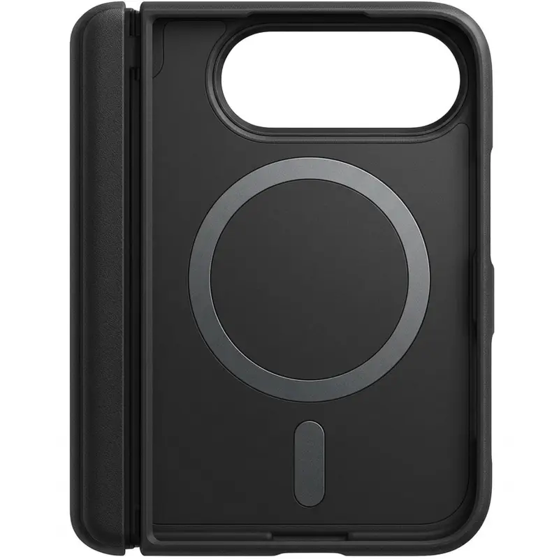 Etui Ummi Colorful Metal Buttons with Magnetic Fit do Apple iPhone Duo (5.4/7.6"), Black 1, TPU+PC