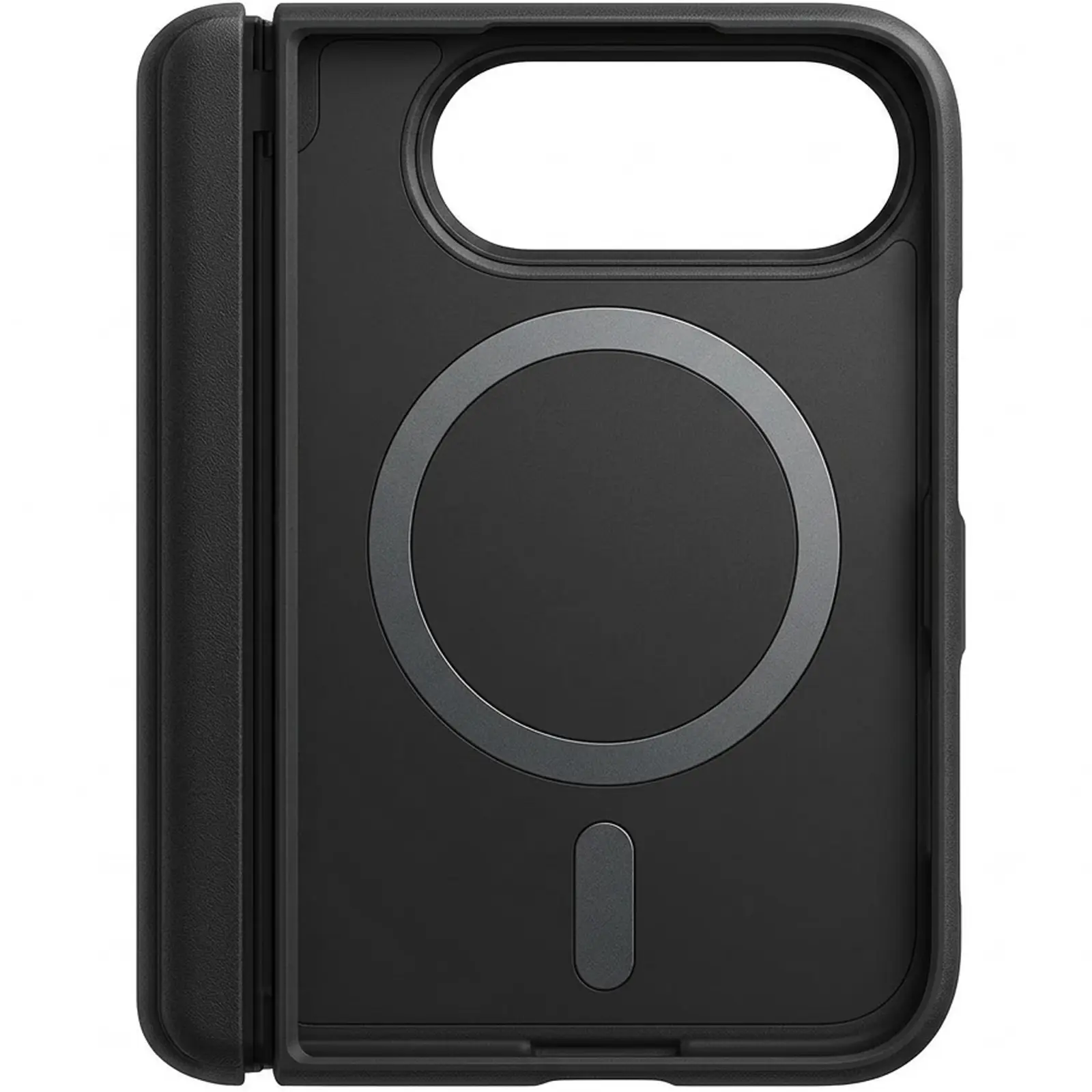 Etui Ummi Colorful Metal Buttons with Magnetic Fit do Apple iPhone Duo (5.4/7.6"), Black 1, TPU+PC