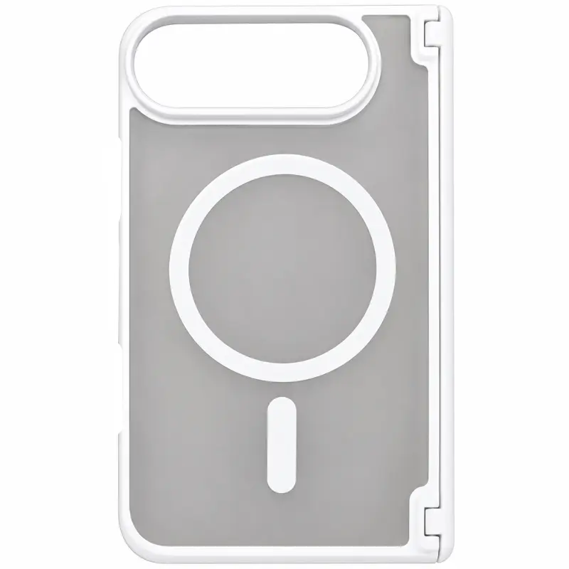 Etui Ummi Colorful Metal Buttons with Magnetic Fit do Apple iPhone Duo (5.4/7.6"), White, TPU+PC