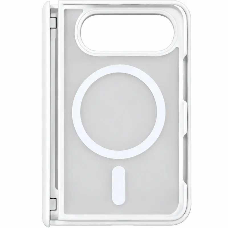 Etui Ummi Colorful Metal Buttons with Magnetic Fit do Apple iPhone Duo (5.4/7.6"), White 1, TPU+PC