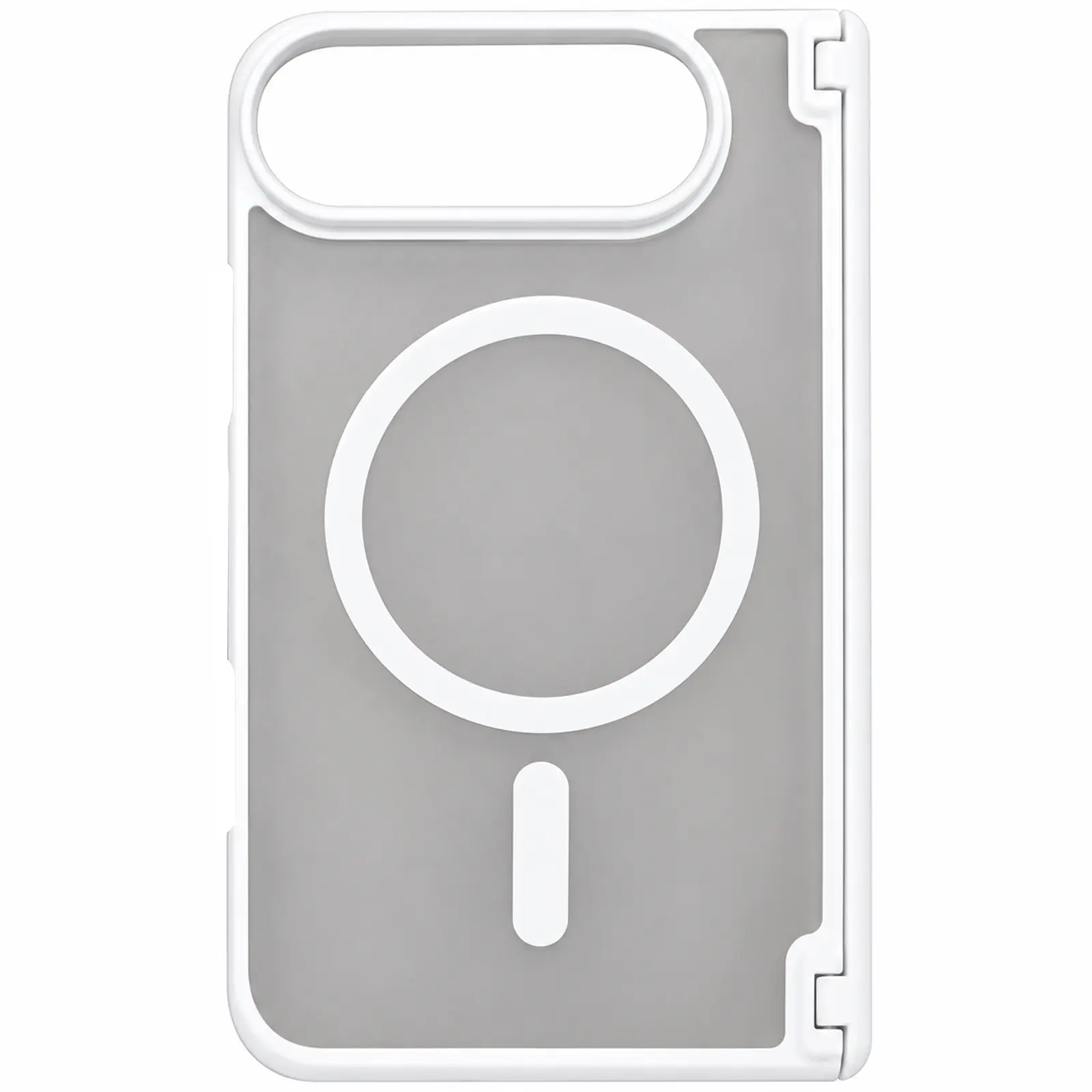Etui Ummi Colorful Metal Buttons with Magnetic Fit do Apple iPhone Duo (5.4/7.6"), White, TPU+PC