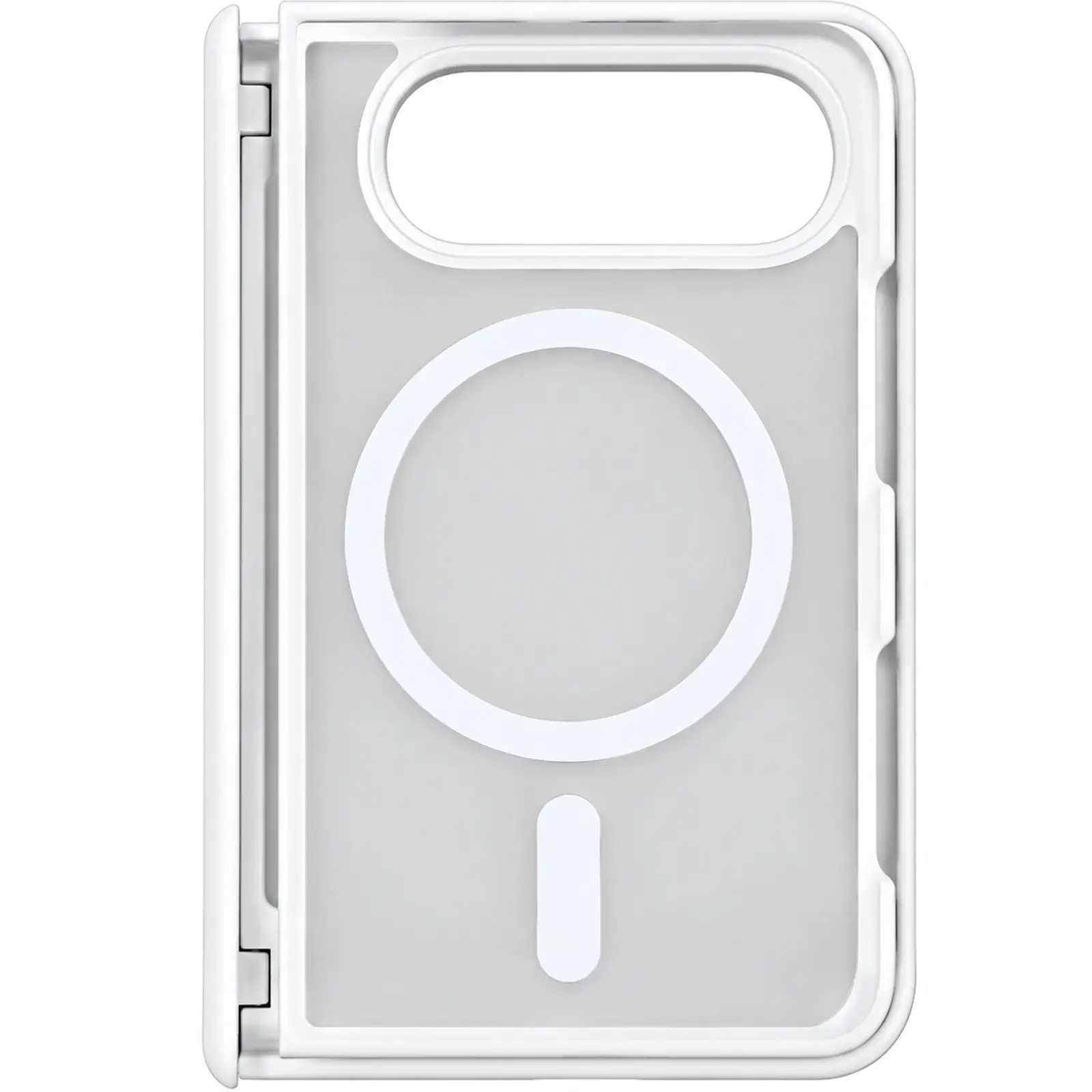 Etui Ummi Colorful Metal Buttons with Magnetic Fit do Apple iPhone Duo (5.4/7.6"), White 1, TPU+PC