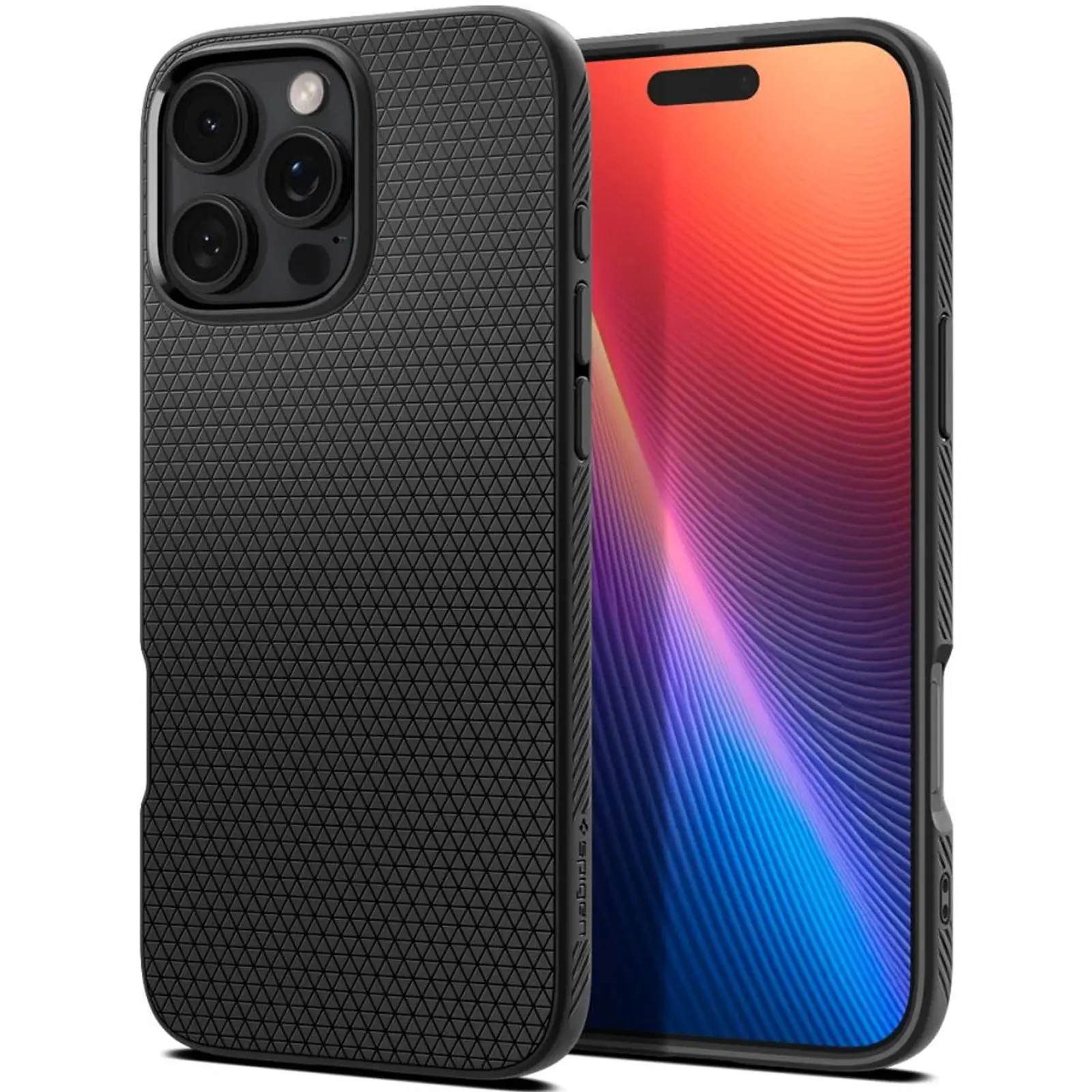 Etui SPIGEN LIQUID AIR do Apple iPhone 16 Pro (6.3"), Matte Black 1, TPU
